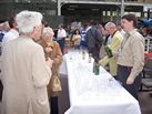 Belgie, dus geen koffie maar champagne